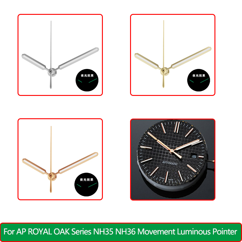 Audemars Piguet Watch Royal Oak - Peças de ponteiro para relógios da