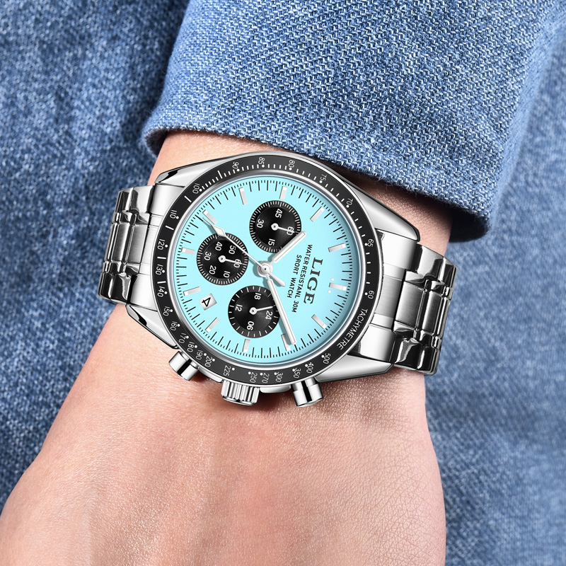 Relógio Masculino de Luxo LIGE - Luxury Watch Magazine avaliação e preço