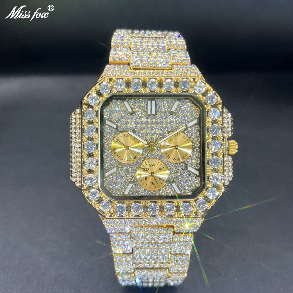 Missfox relógio de diamante de - Luxury Watch Iceberg avaliação e preço